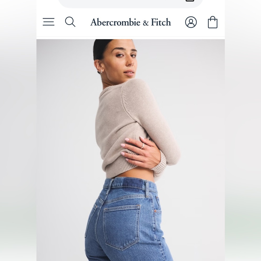 Abercrombie curve love ultra high rise 90s straight - Picture 5 of 5